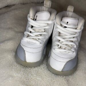 Kids Classic White and Gray Sneakers